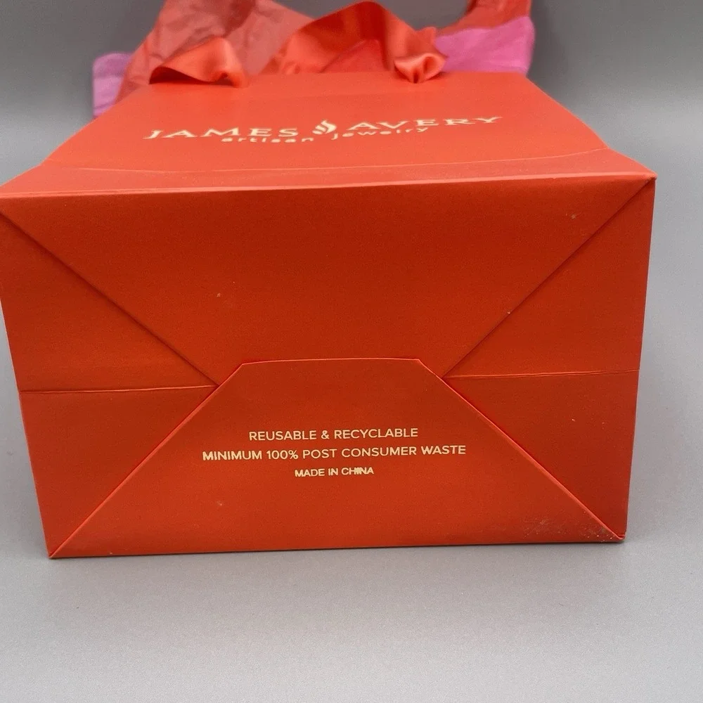 James Avery Jewelry Presentation Gift Bag Tissue Charm‎ Christmas Mother's Day